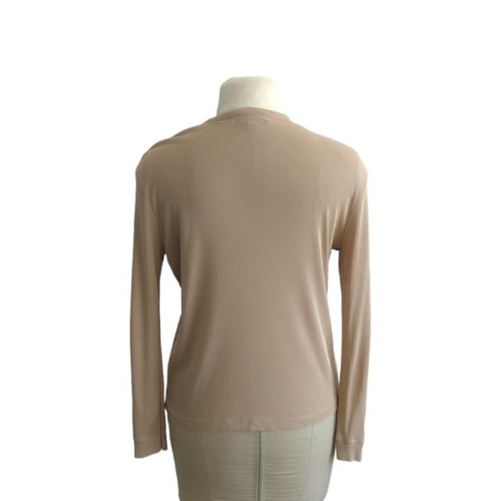 Oak + Fort Mock Neck Long Sleeve Top - Picture 3 of 3